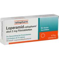 Loperamid-ratiopharm 2 mg Filmtabletten