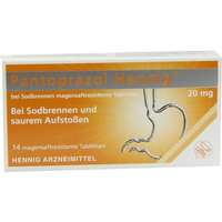 Pantoprazol Hennig bei Sodbrennen 20 mg magensaftresistente Tabletten