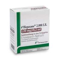 Hepaxane 2.000 IE (20 mg)/0,2 ml Injektionslösung in einer Fertigspritze