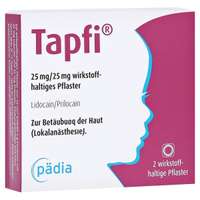 Tapfi 25 mg/25 mg wirkstoffhaltiges Pflaster