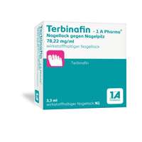 Terbinafin - 1 A Pharma Nagellack gegen Nagelpilz 78,22 mg/ml wirkstoffhaltiger Nagellack