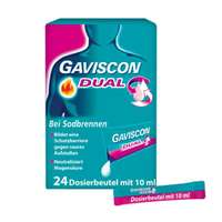 Gaviscon Dual 500 mg/213 mg/325 mg Suspension zum Einnehmen im Beutel