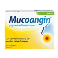 Mucoangin gegen Halsschmerzen Minze