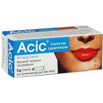 Acic Creme bei Lippenherpes