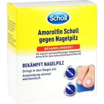 Amorolfin Schollmed gegen Nagelpilz Behandlungsset