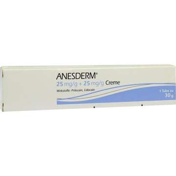 ANESDERM 25 mg/g + 25 mg/g Creme