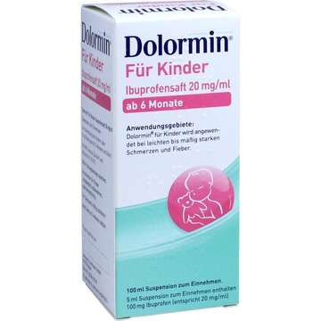 Dolormin für Kinder Ibuprofensaft 2%