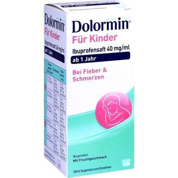 Dolormin für Kinder Ibuprofensaft 4 %