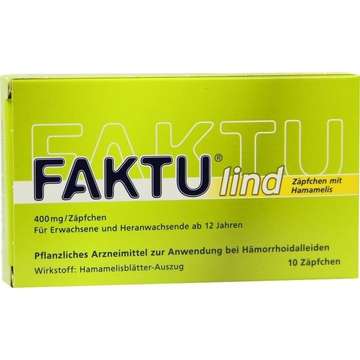 Faktu lind Zäpfchen mit Hamamelis