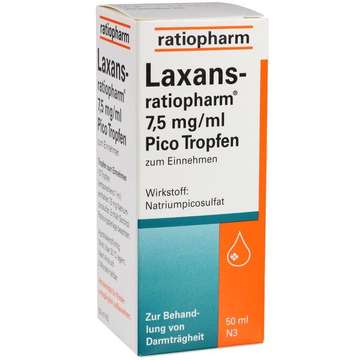Laxans-ratiopharm 7,5 mg/ml Pico Tropfen