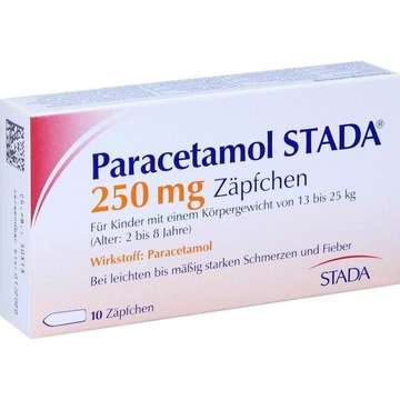 Paracetamol STADA 250mg Zäpfchen