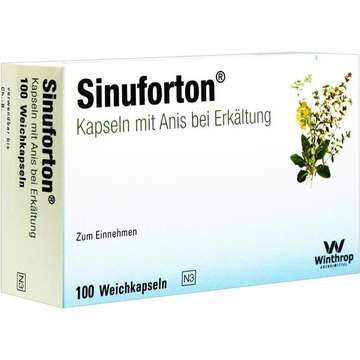 Sinuforton Kapseln mit Anis bei Erkältung