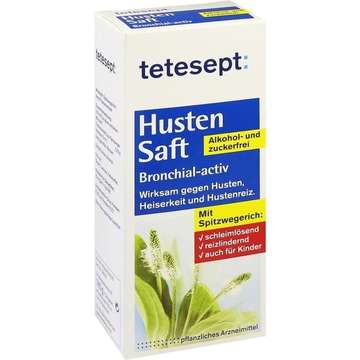 tetesept Husten Saft alkohol- und zuckerfrei