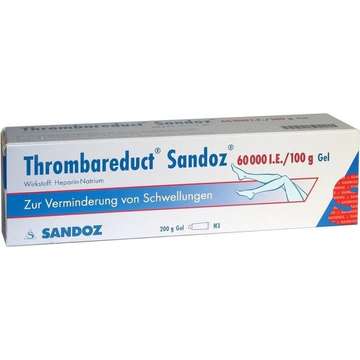 Thrombareduct Sandoz 60 000 I.E. / 100g Gel