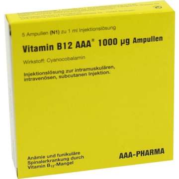 Vitamin B12 AAA 1000 µg Ampullen