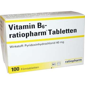 Vitamin B6-ratiopharm 40 mg Filmtabletten