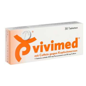 Vivimed mit Coffein gegen Kopfschmerzen