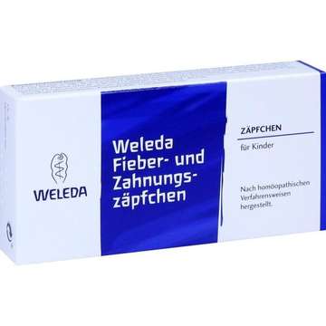 Weleda Fieber- und Zahnungszäpfchen