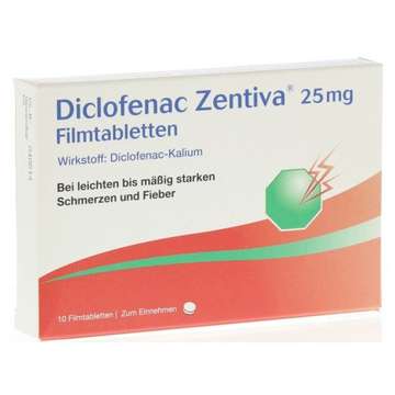 Diclofenac Zentiva 25 mg Filmtabletten
