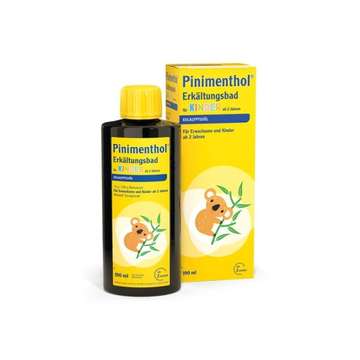 Pinimenthol Erkältungsbad für Kinder ab 2 Jahren Eucalyptusöl