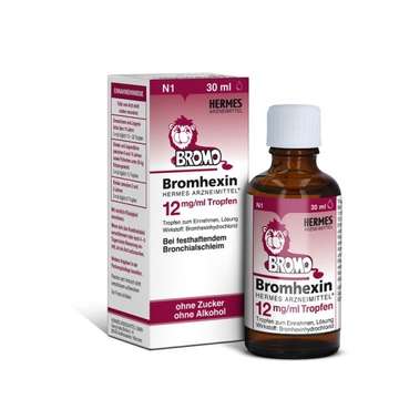 Bromhexin Hermes Arzneimittel 12 mg/ml Tropfen
