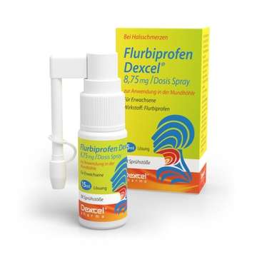 Flurbiprofen Dexcel 8,75 mg/Dosis Spray zur Anwendung in der Mundhöhle