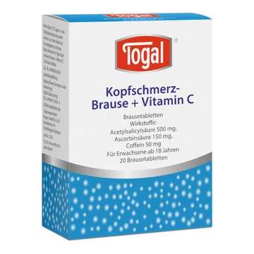 Togal Kopfschmerz-Brause + Vitamin C