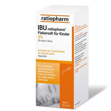 IBU-ratiopharm Fiebersaft für Kinder 20 mg/ml