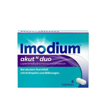 Imodium akut Duo 2 mg/125 mg Tabletten
