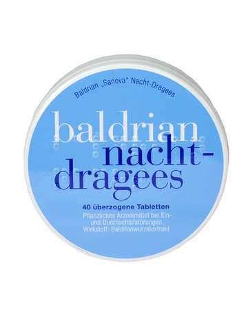 Baldrian "Sanova" Nachtruhe Dragees