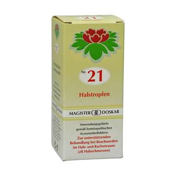 Nr. 21 Halstropfen zum Einnehmen "Mag. Doskar"