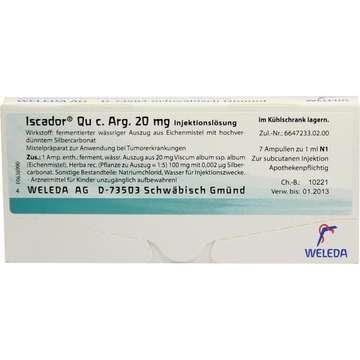 Iscador Qu c. Arg. 20mg