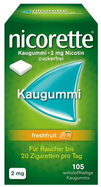 Nicorette Freshfruit 2 mg - Kaugummi zur Raucherentwöhnung