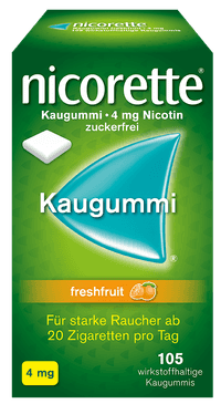 Nicorette Freshfruit 4 mg - Kaugummi zur Raucherentwöhnung