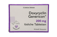 Doxycyclin Genericon 200 mg lösliche Tabletten