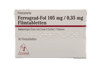 Ferrograd - Fol 105 mg / 0,35 mg Filmtabletten