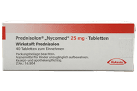 Prednisolon "Nycomed" 25 mg - Tabletten