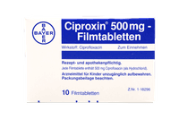 Ciproxin 500 mg Filmtabletten