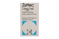 Zyrtec 1 mg/ml - orale Lösung