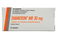 Diamicron MR 30 mg Tabletten mit veränderter Wirkstofffreisetzung