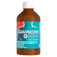 Gaviscon Liquid forte Anis 100 mg/ml + 20 mg/ml Suspension zum Einnehmen
