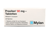 Praxiten 50 mg - Tabletten