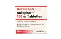 Herzschutz ASS "ratiopharm" 100 mg - Tabletten
