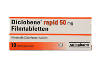 Diclobene rapid 50 mg - Filmtabletten