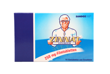 Zinnat 250 mg - Filmtabletten