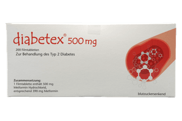 Diabetex 500 mg - Filmtabletten