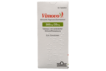 Vimovo 500 mg/20 mg Tabletten mit veränderter Wirkstofffreisetzung