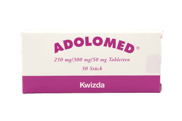 Adolomed 250 mg/300 mg/50 mg Tabletten