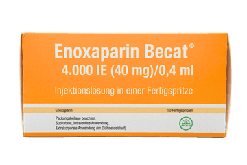 Enoxaparin Becat 4.000 IE (40 mg)/0,4 ml Injektionslösung in einer Fertigspritze