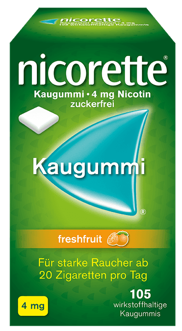 Nicorette Freshfruit 4 mg - Kaugummi zur Raucherentwöhnung